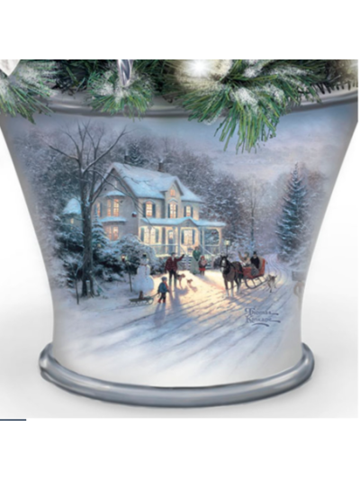 Thomas Kinkade Winter Splendour Tabletop Tree