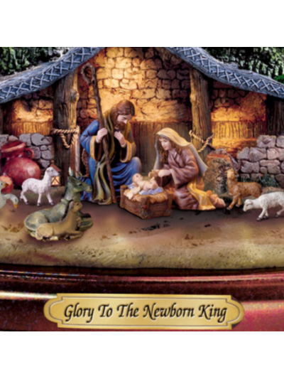 Thomas Kinkade Nativity Glory To The Newborn King Tree