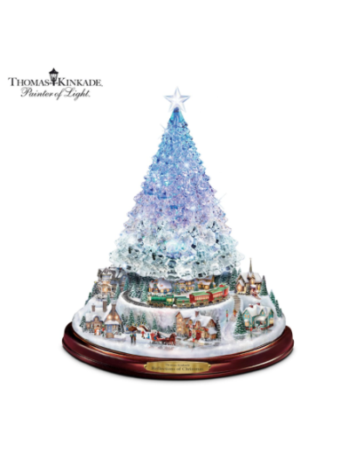 Thomas Kinkade Reflections Of Christmas Tabletop Tree