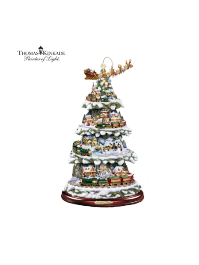 Thomas Kinkade Wonderland Express Christmas Tree