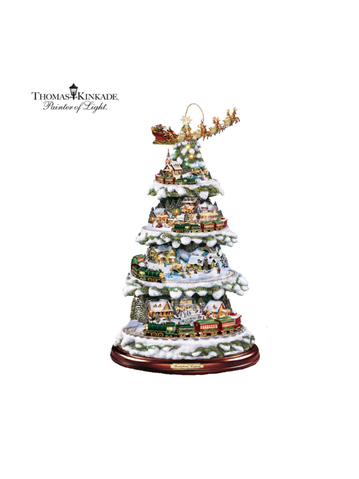 Thomas Kinkade Wonderland Express Christmas Tree