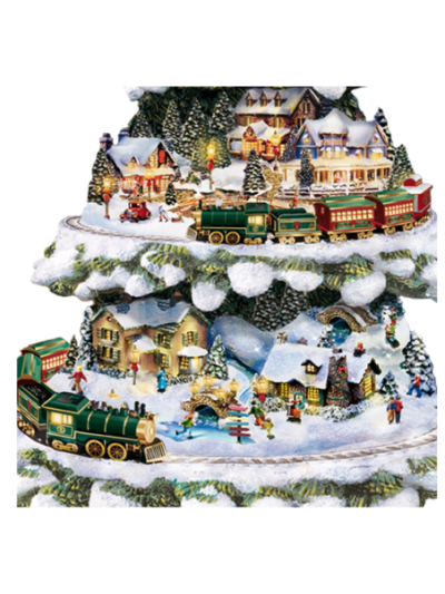 Thomas Kinkade Wonderland Express Christmas Tree