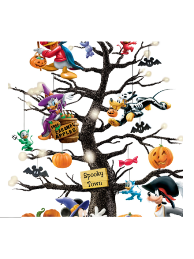 Disney Trick Or Treat Halloween Tabletop Tree