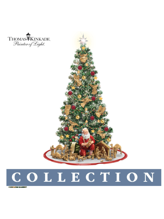 True Meaning Of Christmas Pre-Lit Nativity Tree Collection