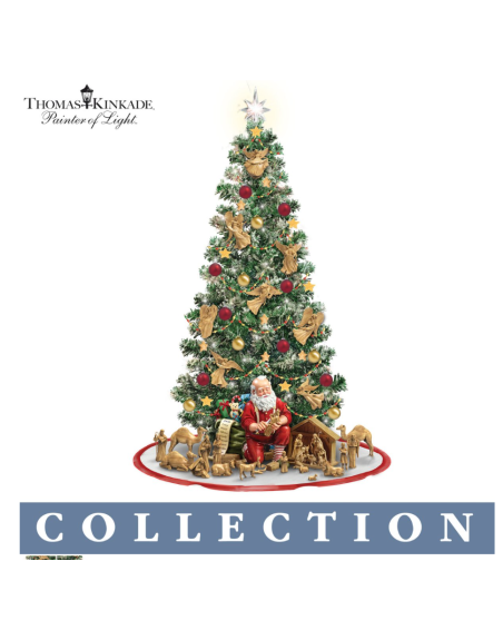 True Meaning Of Christmas Pre-Lit Nativity Tree Collection