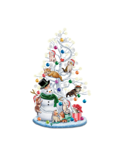 Jürgen Scholz Jingle Cats Tabletop Christmas Tree