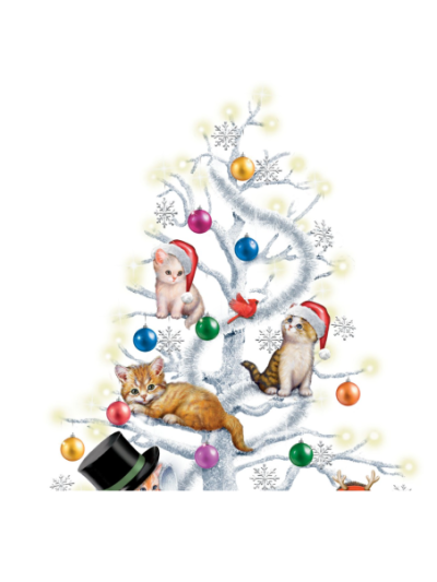 Jürgen Scholz Jingle Cats Tabletop Christmas Tree