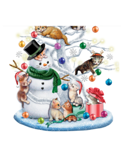 Jürgen Scholz Jingle Cats Tabletop Christmas Tree