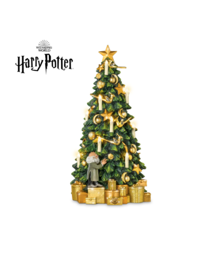 HARRY POTTER HOGWARTS Tabletop Christmas Tree