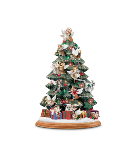 Jürgen Scholz Purr-fect Holiday Tabletop Christmas Tree