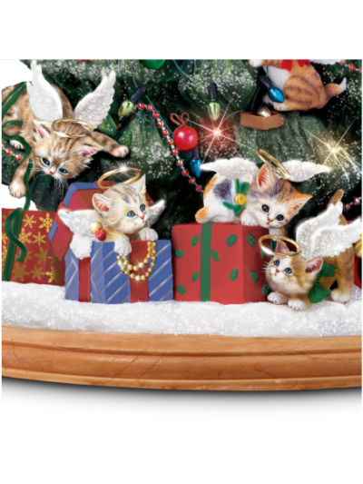 Jürgen Scholz Purr-fect Holiday Tabletop Christmas Tree