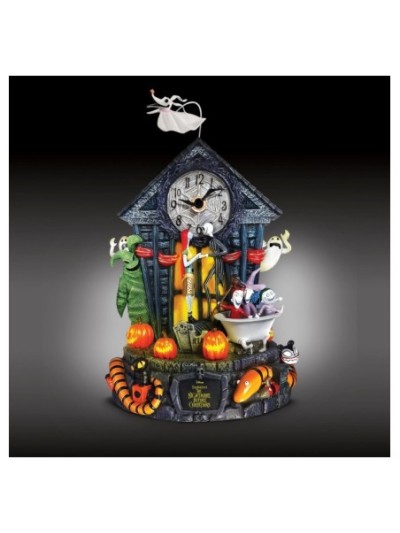 Disney Tim Burton's The Nightmare Before Christmas Centrepiece 30th Anniversary Clock