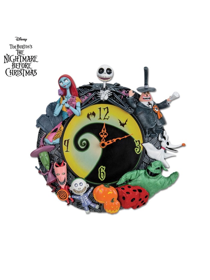 Disney Tim Burton's The Nightmare Before Christmas Wall Clock