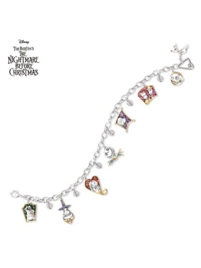 Disney Tim Burton The Nightmare Before Christmas Charm Bracelet