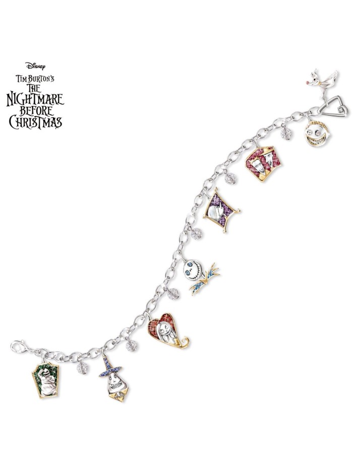 Disney Tim Burton The Nightmare Before Christmas Charm Bracelet