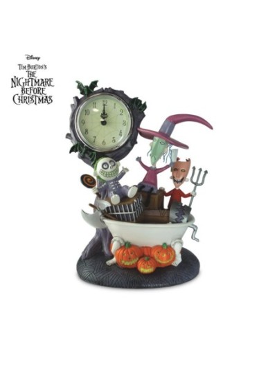 Disney Tim Burton's The Nightmare Before Christmas Trio Of Terror Collector Clock