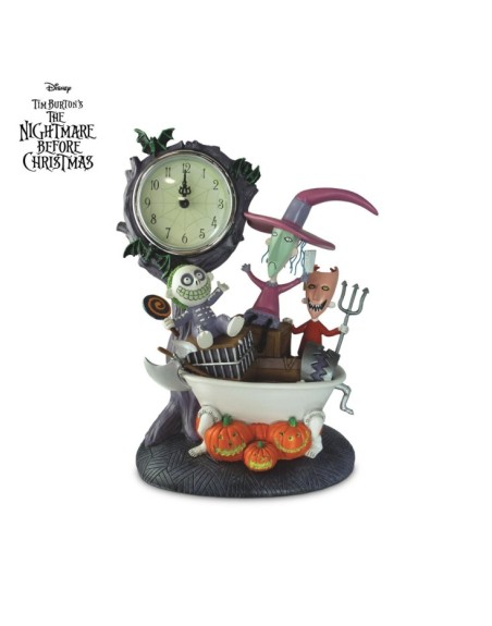 Disney Tim Burton's The Nightmare Before Christmas Trio Of Terror Collector Clock