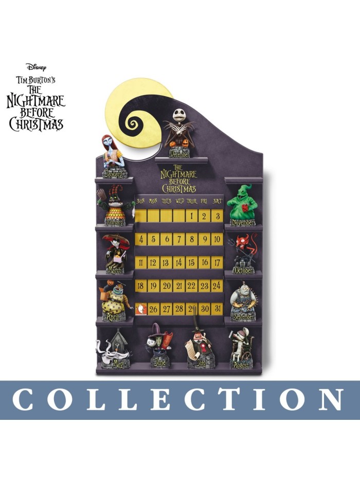 Disney Tim Burton's The Nightmare Before Christmas Perpetual Calendar Collection