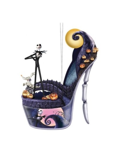 Disney Tim Burton's The Nightmare Before Christmas Delightfully Frightful Ornament Collection