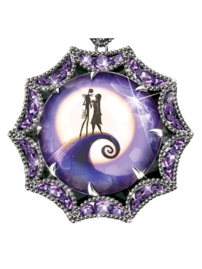 Disney Tim Burton's The Nightmare Before Christmas Moonlight Silhouette Ladies Earrings