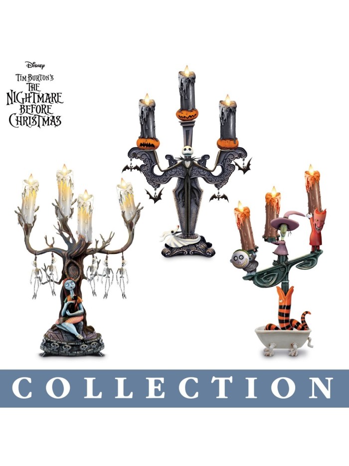 Disney Tim Burton's The Nightmare Before Christmas Candelabra Collection