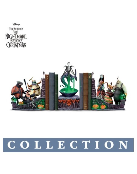 Disney Tim Burton's The Nightmare Before Christmas Bookend Collection