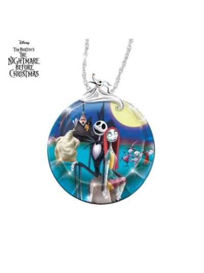 Disney Tim Burton's The Nightmare Before Christmas An Enchanting Nightmare Pendant