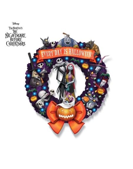 Disney Tim Burton's The Nightmare Before Christmas Every Day Is Halloween Wreath