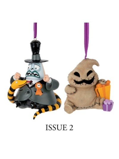 Disney Tim Burton's The Nightmare Before Christmas Merry Scary Holiday Ornament Collection