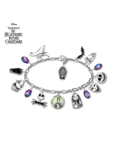 Disney Tim Burton's The Nightmare Before Christmas Moonlight Fright Bracelet