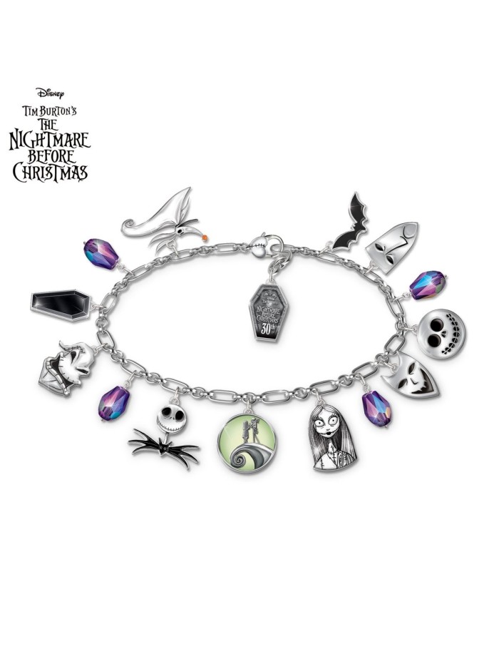 Disney Tim Burton's The Nightmare Before Christmas Moonlight Fright Bracelet