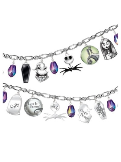 Disney Tim Burton's The Nightmare Before Christmas Moonlight Fright Bracelet