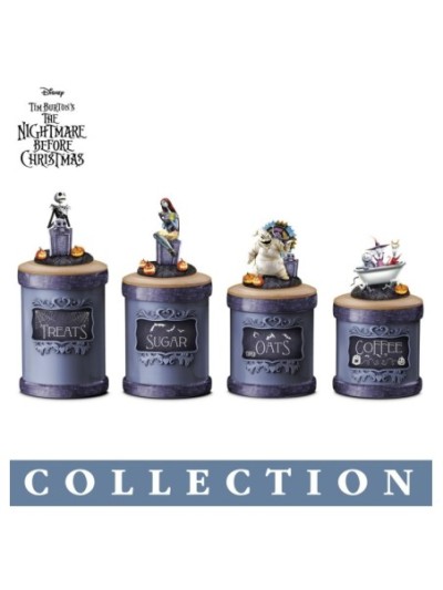 Disney Tim Burton's The Nightmare Before Christmas Kitchen Canister Collection