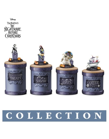 Disney Tim Burton's The Nightmare Before Christmas Kitchen Canister Collection