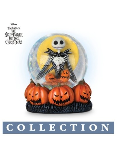 Disney Tim Burton's The Nightmare Before Christmas Glitter Globe Collection