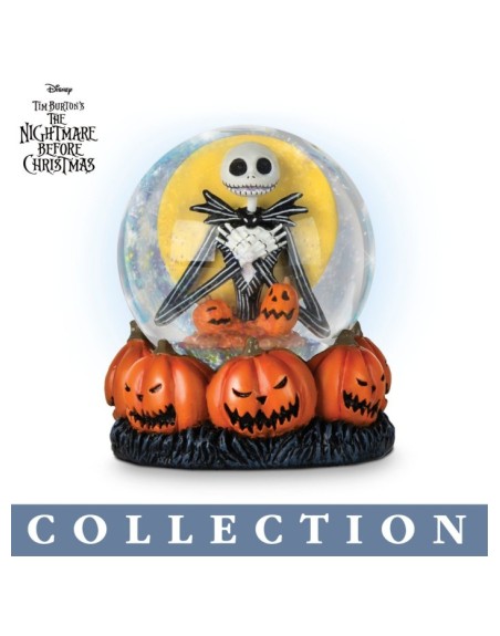 Disney Tim Burton's The Nightmare Before Christmas Glitter Globe Collection