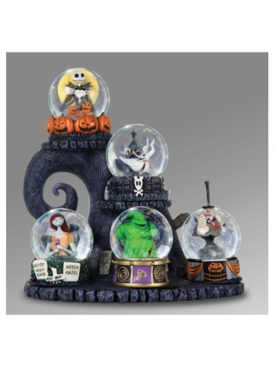 Disney Tim Burton's The Nightmare Before Christmas Glitter Globe Collection