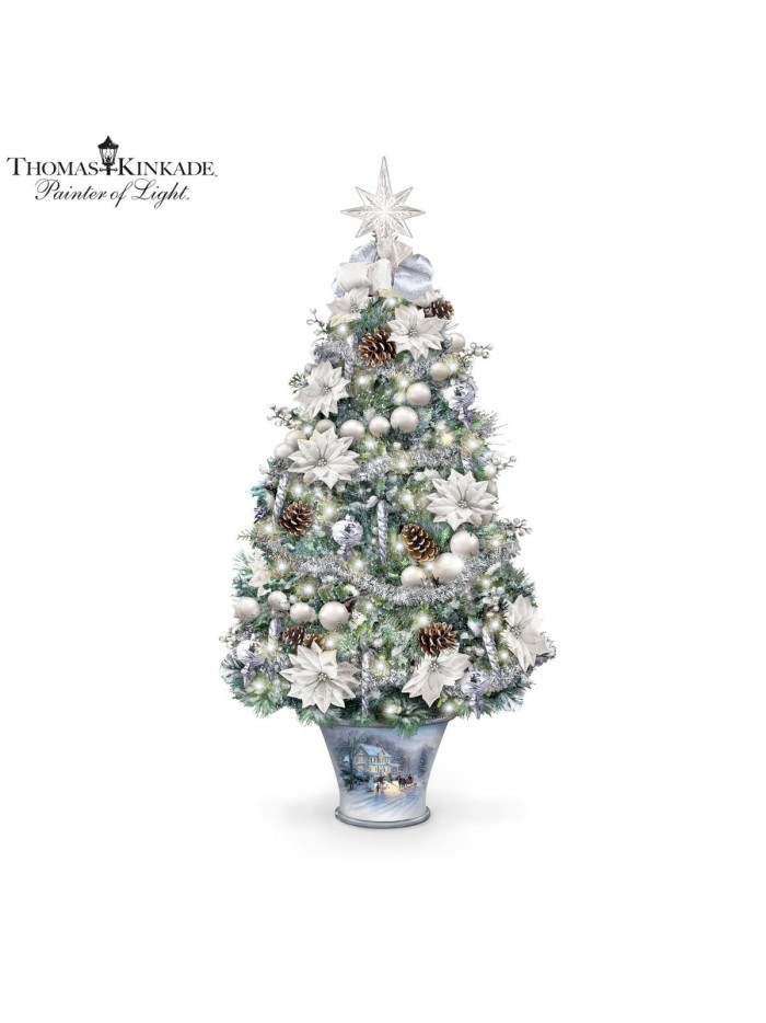 Thomas Kinkade Winter Splendour Tabletop Tree