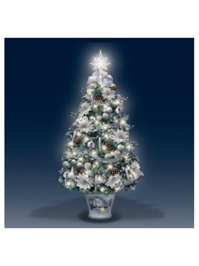 Thomas Kinkade Winter Splendour Tabletop Tree