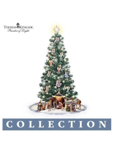 Thomas Kinkade Blessed Nativity Christmas Tree Collection