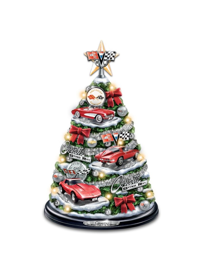 Oh What Fun It Is to Drive Corvette Christmas Tree