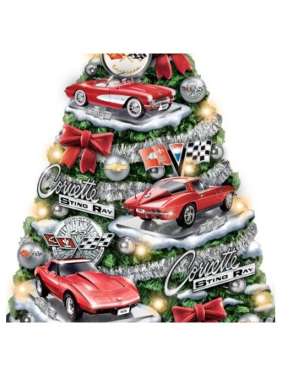 Oh What Fun It Is to Drive Corvette Christmas Tree