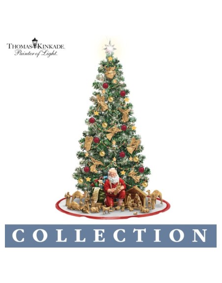 True Meaning Of Christmas Pre-Lit Nativity Tree Collection