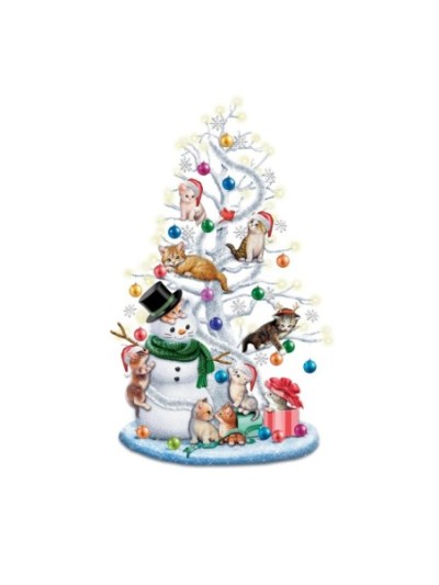 Jürgen Scholz Jingle Cats Tabletop Christmas Tree