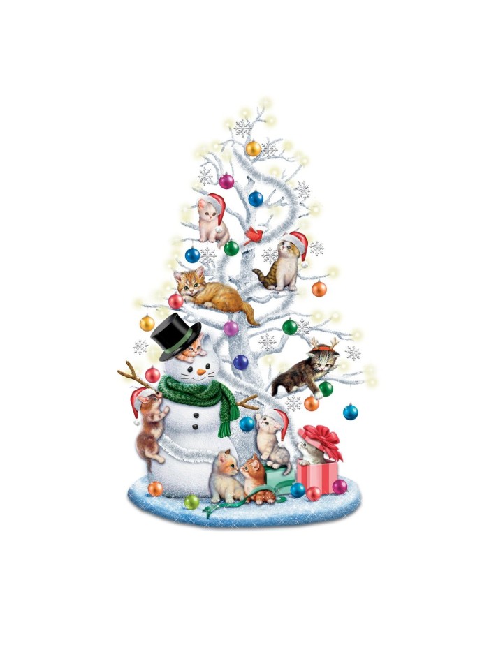 Jürgen Scholz Jingle Cats Tabletop Christmas Tree