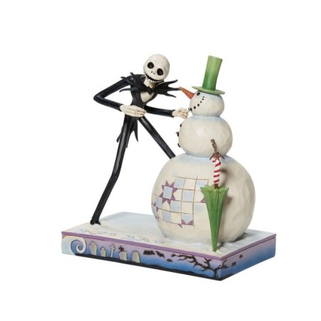 Disney Traditions Figurine Jack et Le Bonhomme De Neige L'etrange Noël De Mr Jack