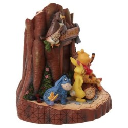 Disney Traditions Winnie L'ourson Carved By heart Disneyland Paris