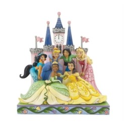 Disney Traditions Les Princesses devant le château par Jim Shore