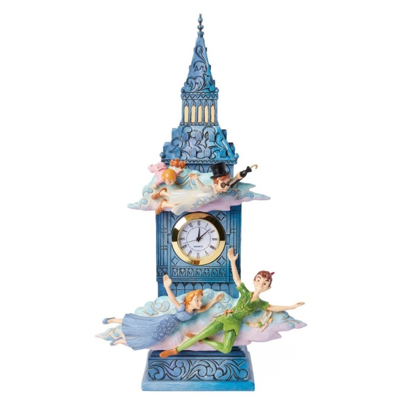 Disney Traditions Figurine Horloge Peter Pan