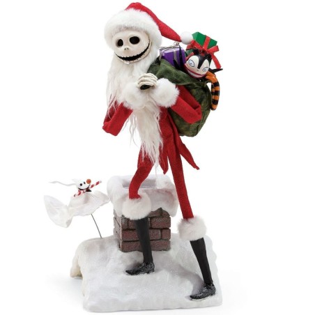 Disney Dept.56 Santa Jack Et Zero